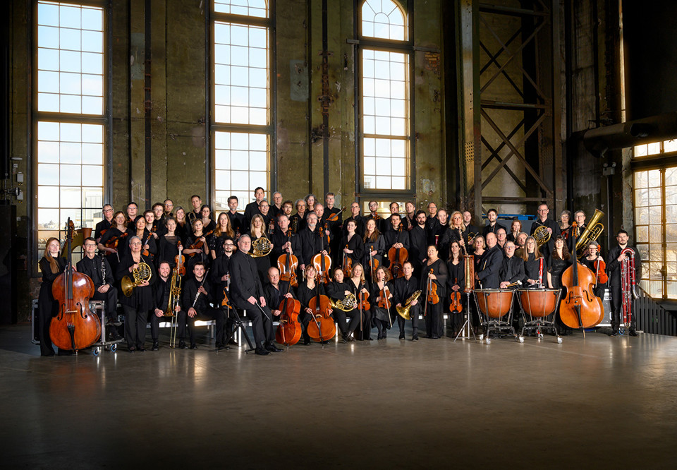 Stor orkester. Fotografi.