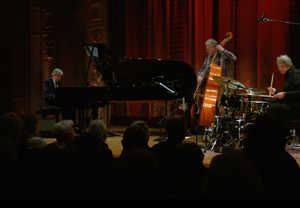 Man vid piano. fotografi.