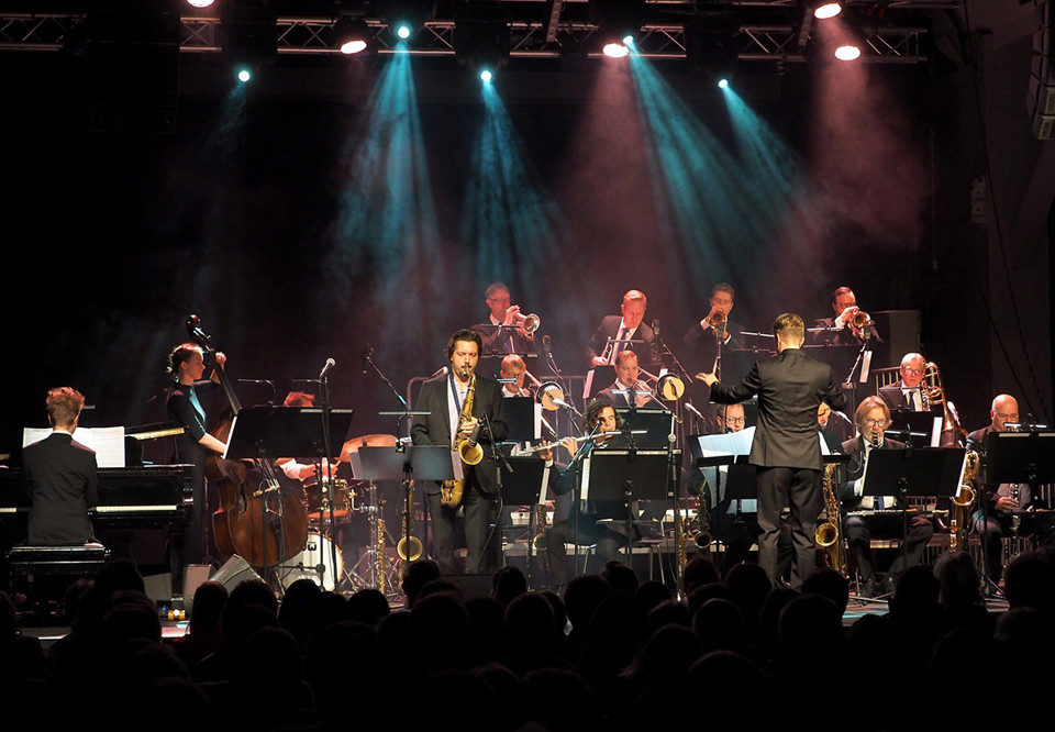 Stor orkester. Fotografi.
